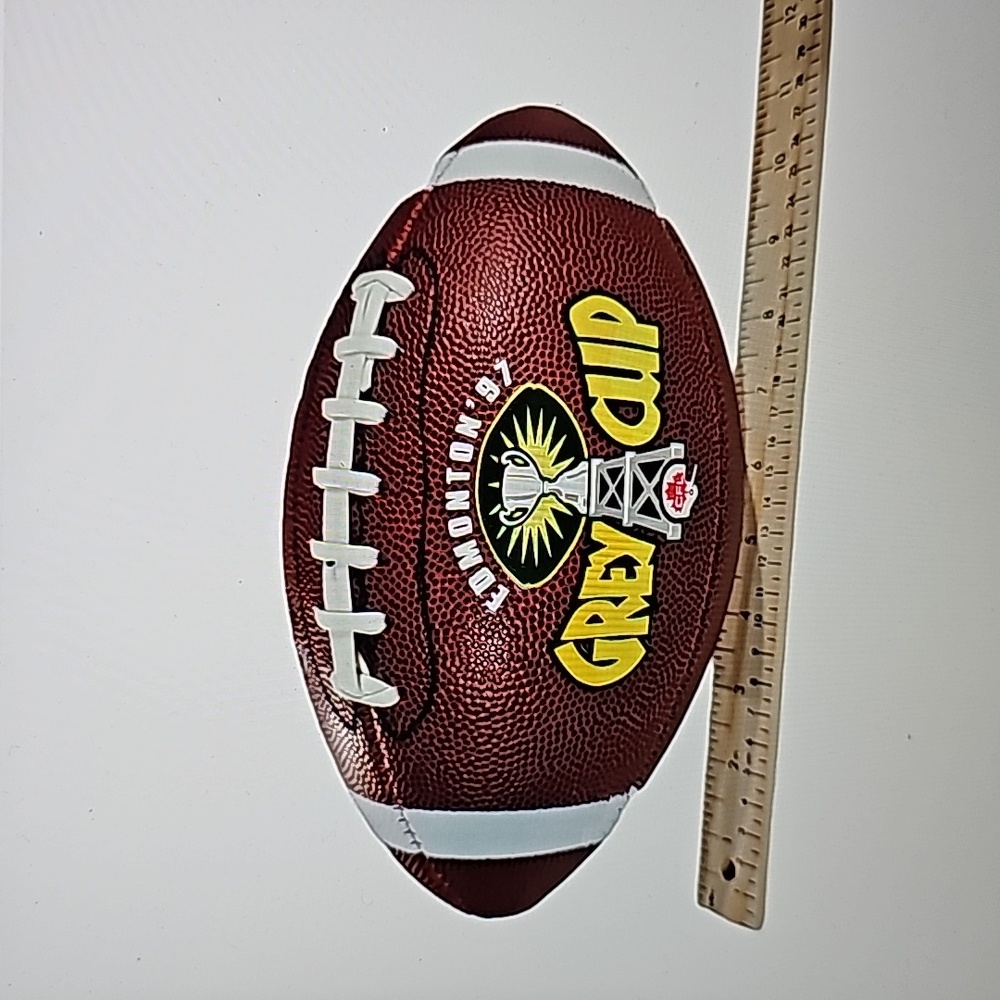 Vintage 1997 Grey Cup CFL Edmonton 85th KFC Taco Bell Junior Size Football